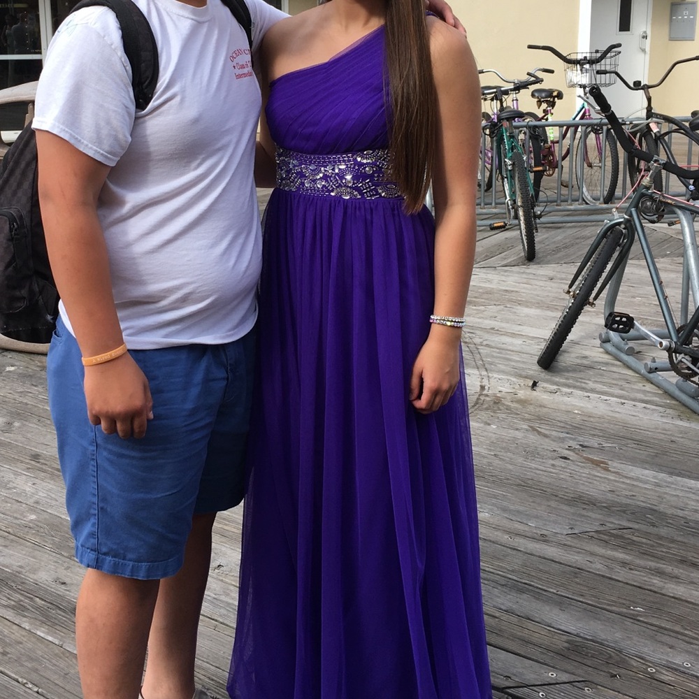 Purple prom dress